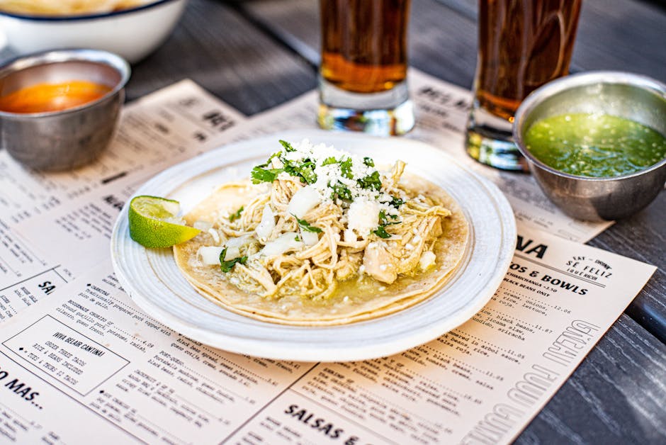Tex-Mex ris med kyllingkraft og koriander