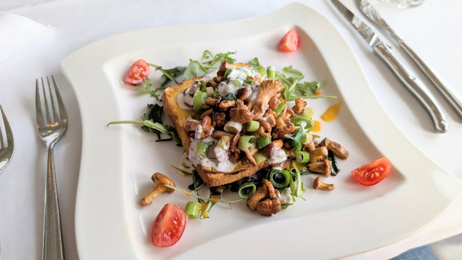 Svartkveite med kremet kantarellragout