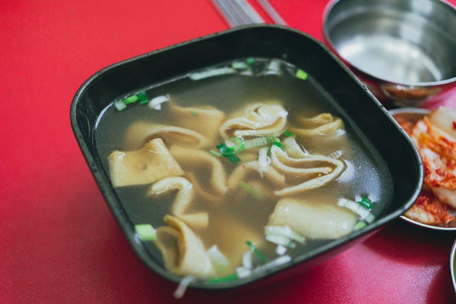 Koreansk riskakesuppe (Tteokguk)