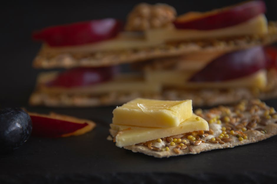 Manchego-kjeks med cayennepepper