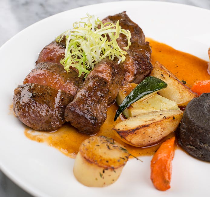 Roastbiff av oksefilet med portvinsaus