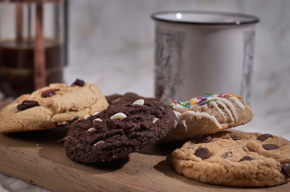 Sjokoladekjeks med peanøttsmør og sjokoladebiter