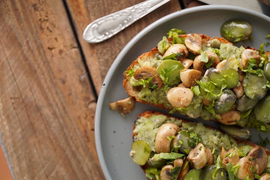 Bruschetta med hvite bønner og valnøtter