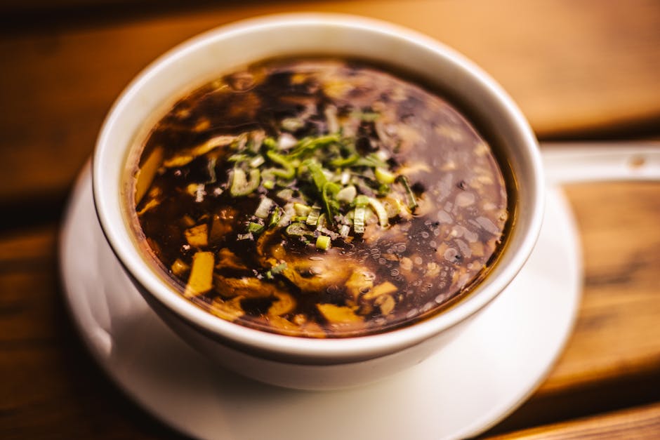 Hot and Sour suppe med ingefær