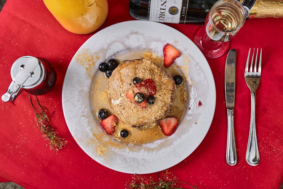 Luftig fransk toast med appelsinsirup