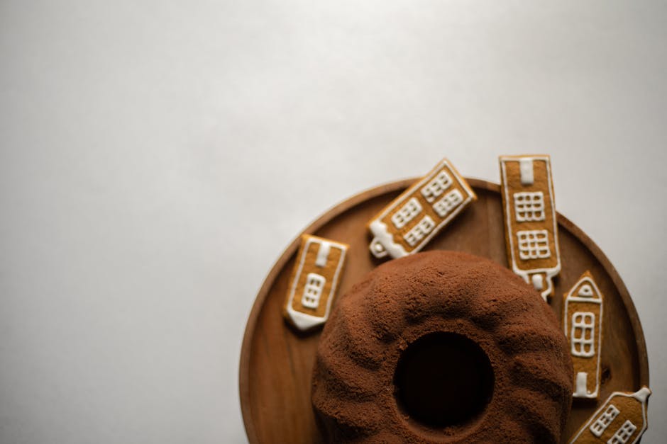 Krydret ingefærkake med tørkede kirsebær