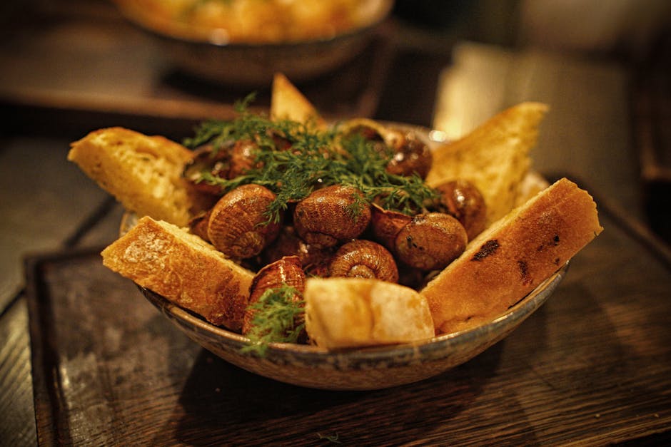 Klassiske escargots à la Bourguignonne