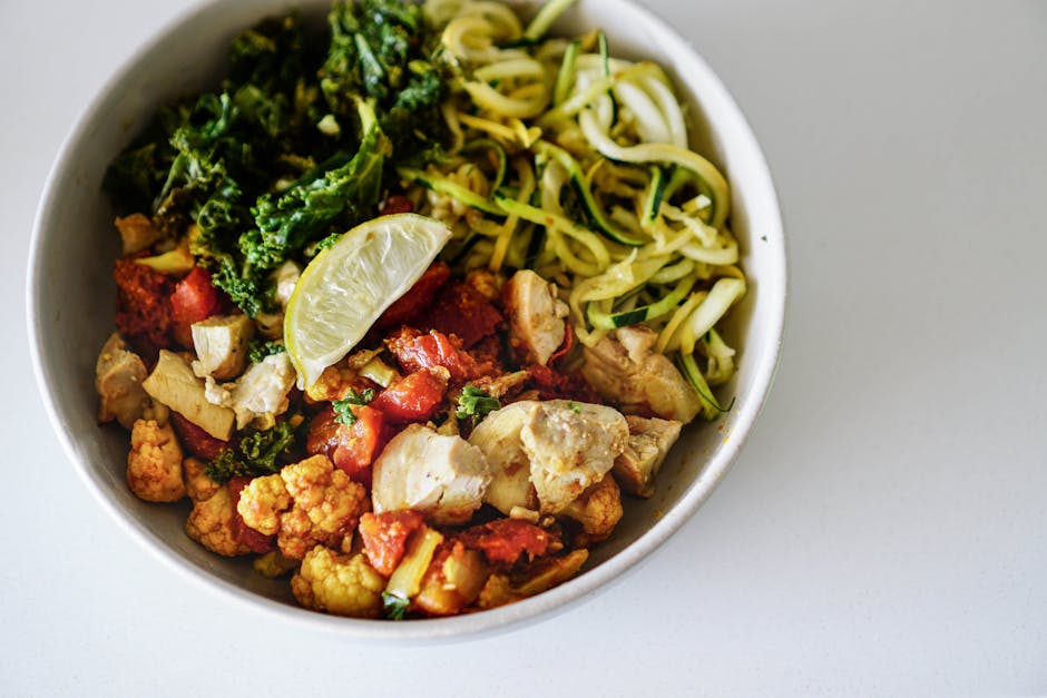 Pasta med blomkål og persillesaus