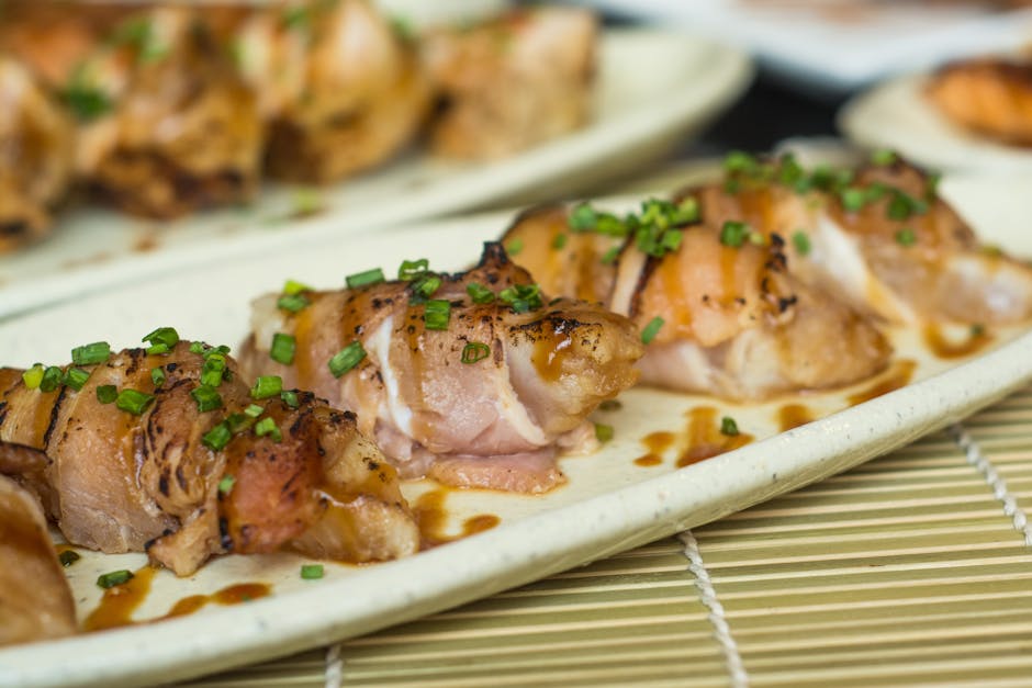 Røye med sedertreplanke og grillet løk