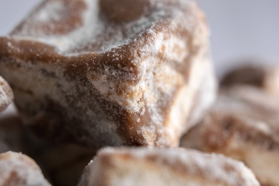 Fudgekuler med brunt sukker og pekannøtter