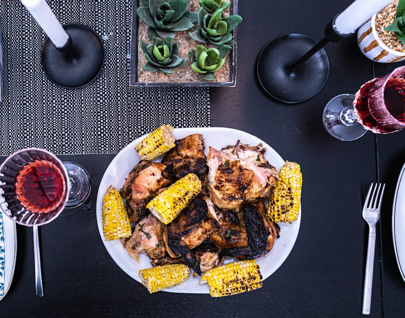 Urtekylling med mais og couscous