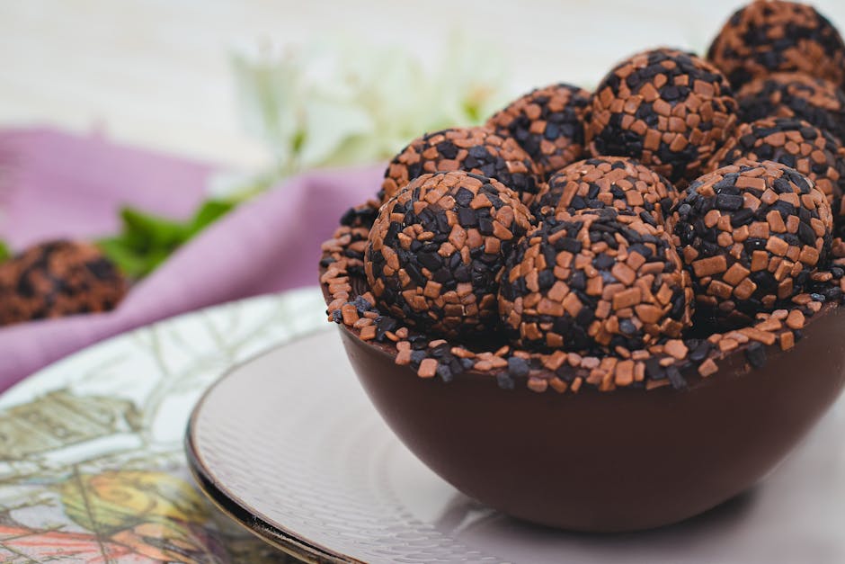 Sjokolade- og valnøttromkuler