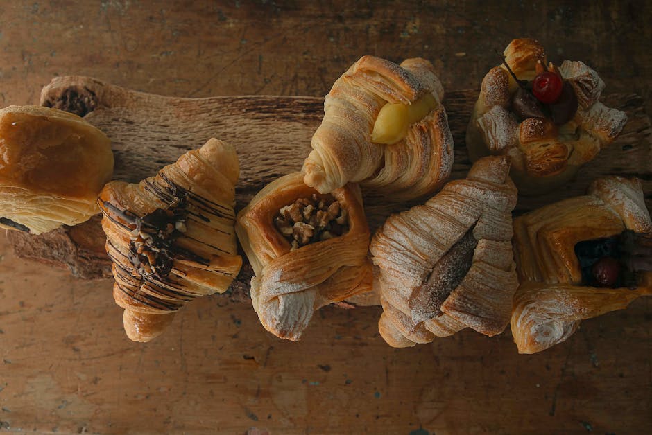 Klassisk dansk wienerbrødflette med mandelfyll