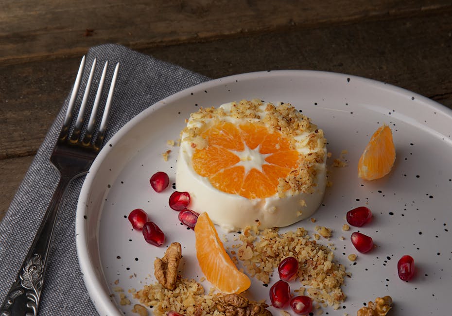 Karamelliserte clementiner med karamell og granateple