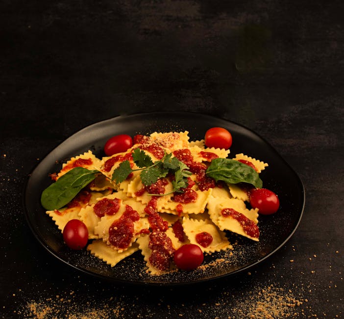 Sveitserkål-ravioli med salviesmør