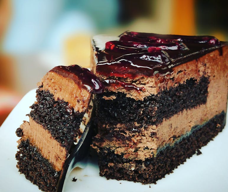 Jordkake med vaniljekrem og sjokoladekjeks