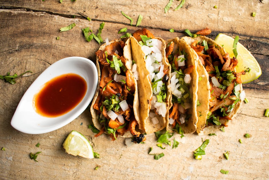 Tacos med chilebraisert svinenakke