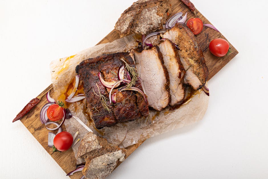 Røkt svinenakke med hjemmelaget grillkrydder og saus