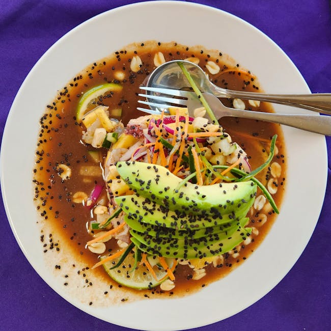 Mini ceviche med tilapia og lime