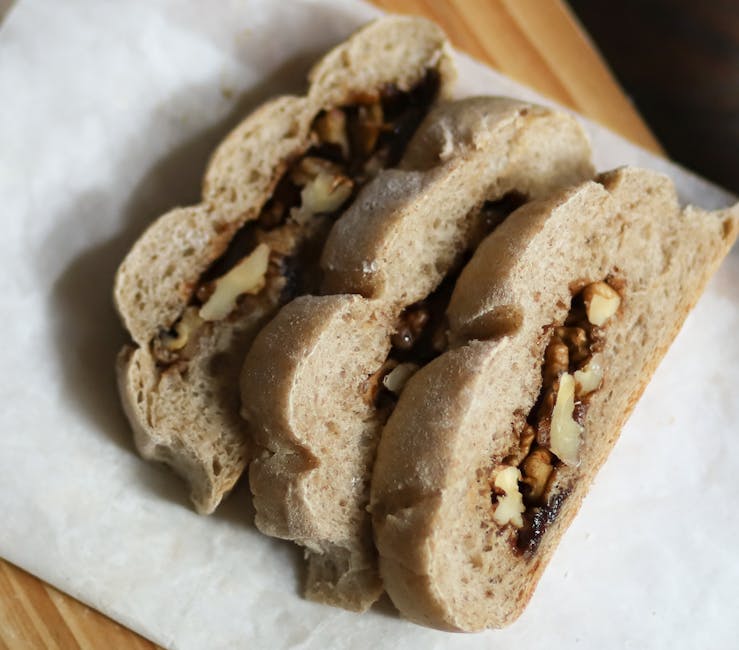 Lønnesirup- og fikenbrød med valnøtter