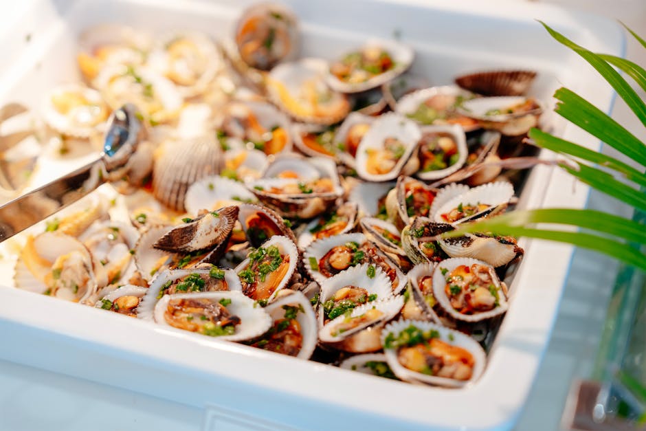 Clams Casino med bacon og paprika