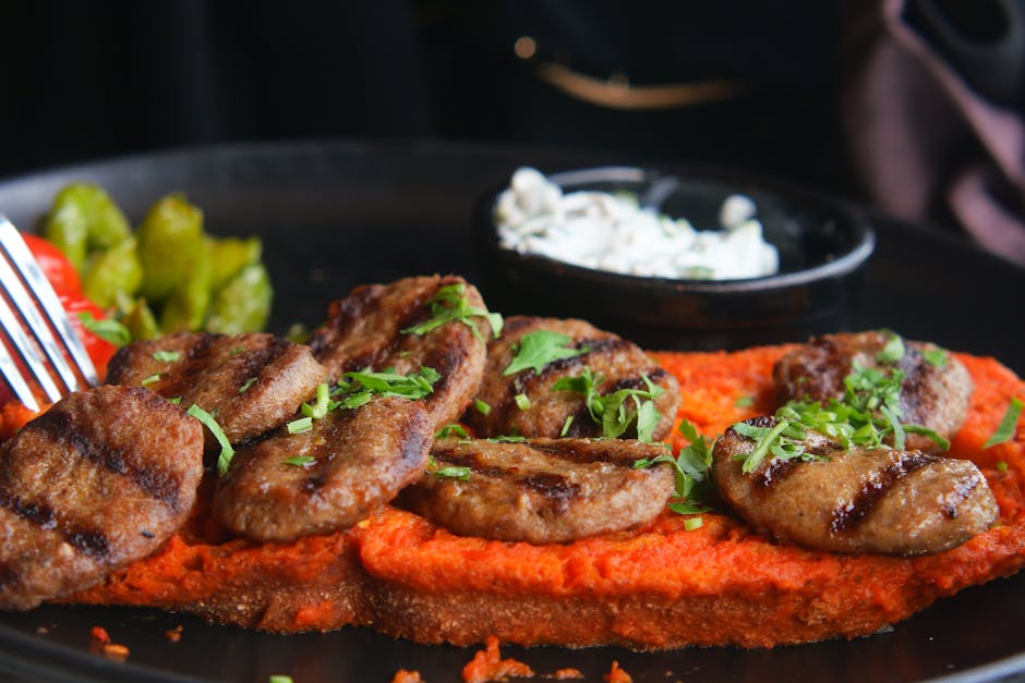 Krydrete kjøttkaker med italiensk grillsaus