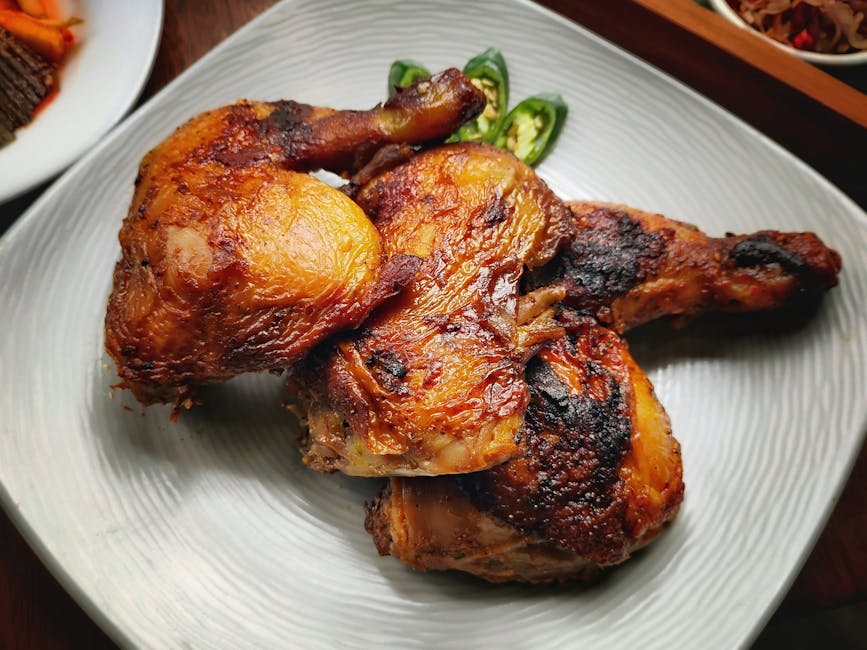 Røstet kylling med chili og lime