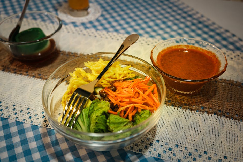 Femkrydret ørret med gulrotsalat