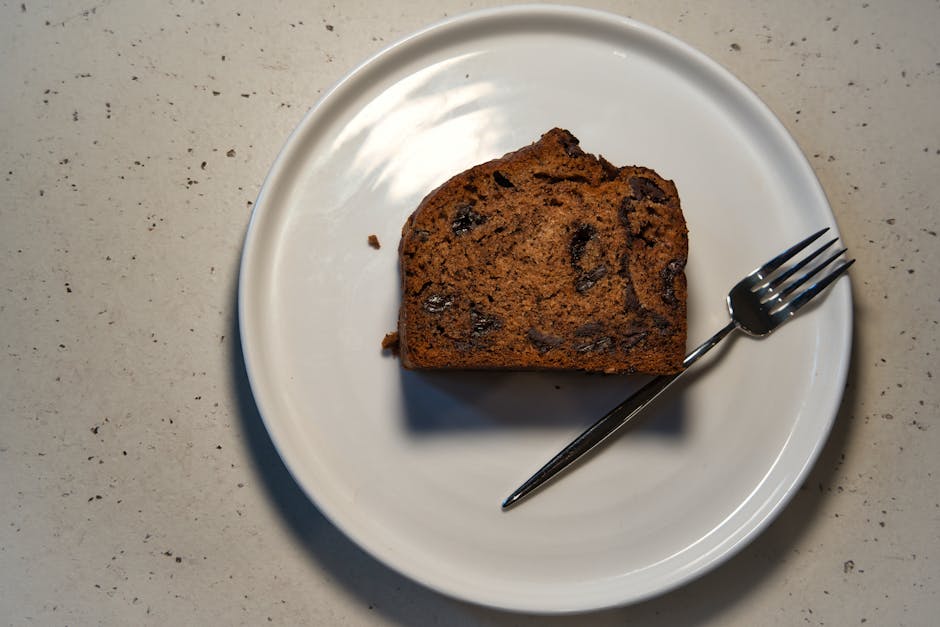 Saftig bananbrød med sjokoladebiter