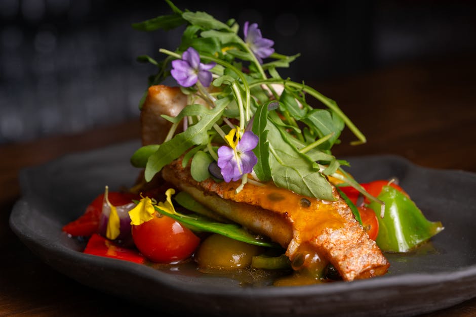 Stekt andebryst med femkrydder og frisk salat