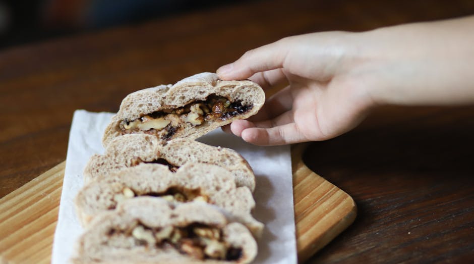 Krydret daddel- og valnøttbrød