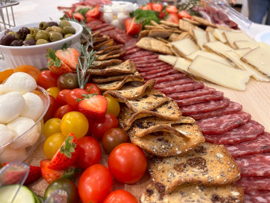 Antipastobrett med sørlige smaker