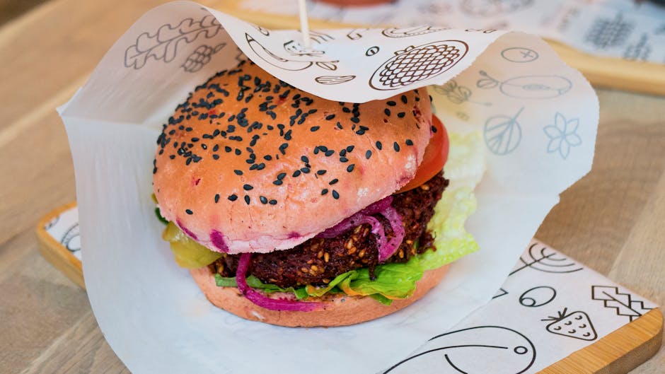 Næringsrik vegansk burger med quinoa og nøtter