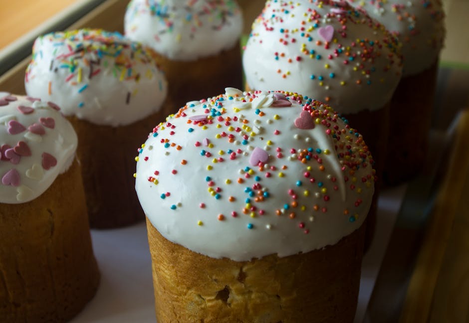 Tradisjonelt ukrainsk påskebrød (Paska)