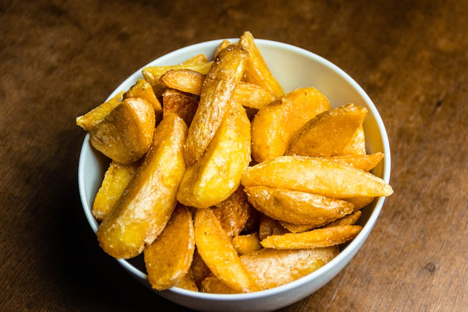 Sprø og gyldne pommes frites