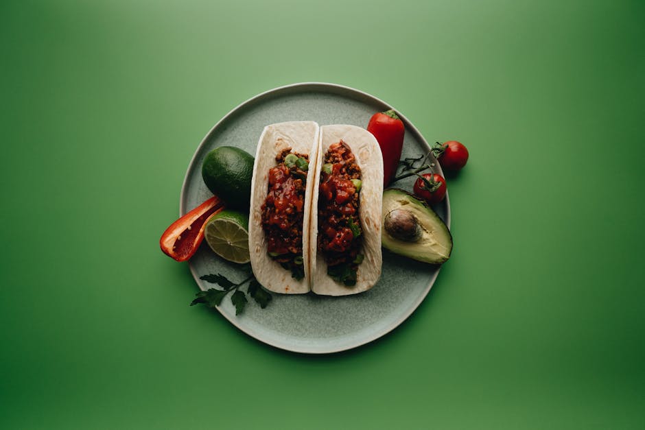 Myke kalkuntacos med squash og avokado