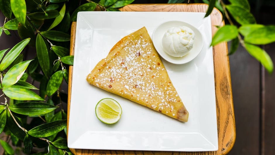 Crespellas med frisk sitronkrem