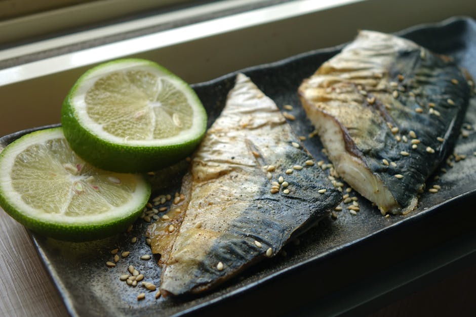 Sverdfisk med lime- og hvitløksmarinade