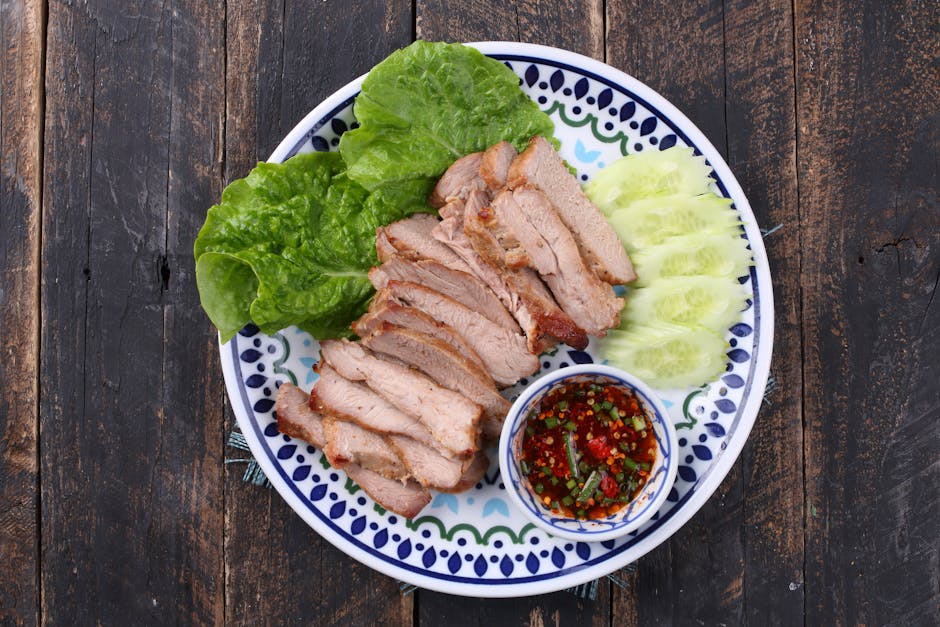 Marinert svinefilet med søt og salt marinade