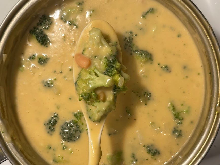 Kremet brokkolisuppe med ost