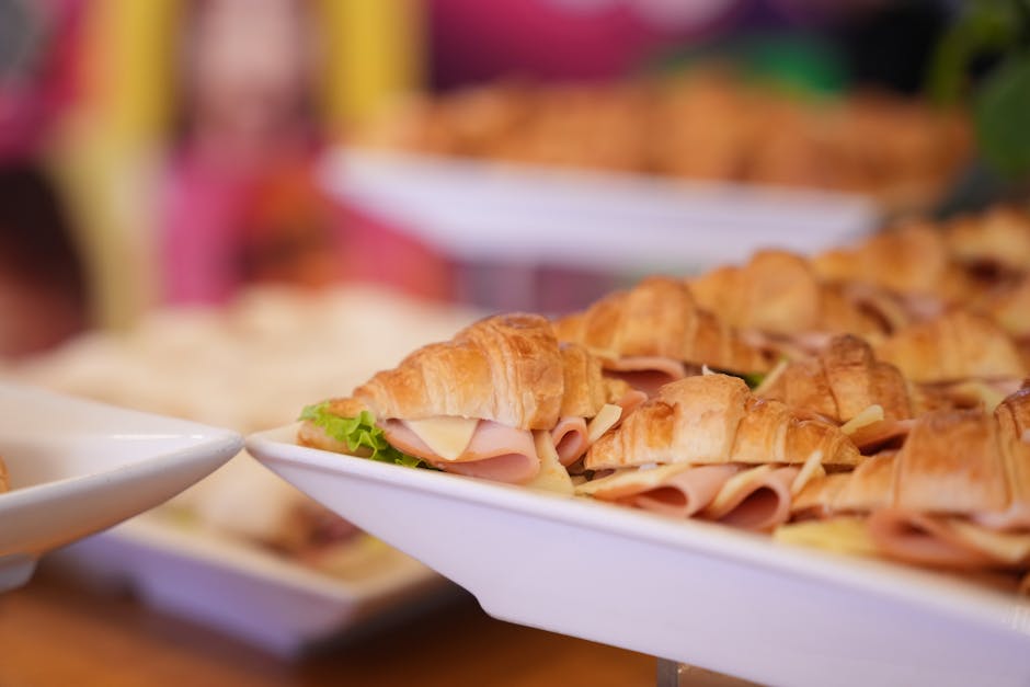 Bakte skinke- og ostesandwicher