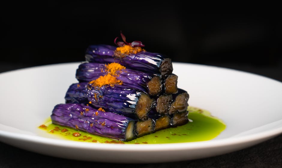 Sterk og syrlig kinesisk aubergine