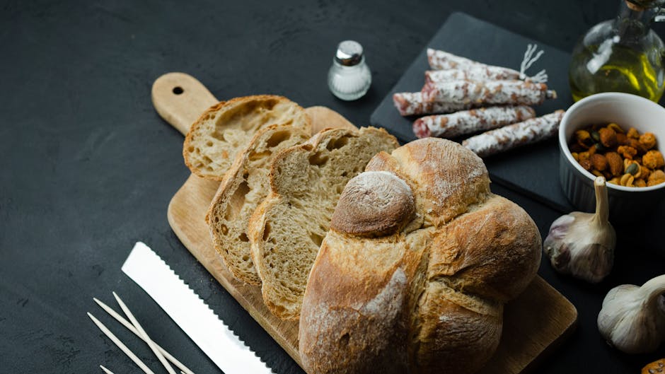 Hvitløksbrød i brødmaskin