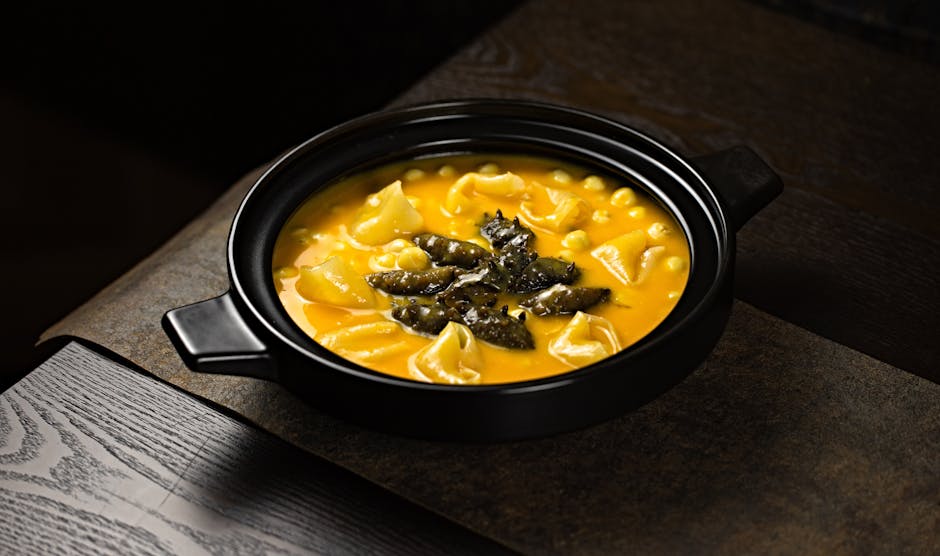 Spinat-tortellinisuppe