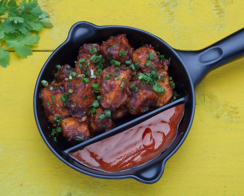 Kylling i BBQ-saus (Nødhøne)