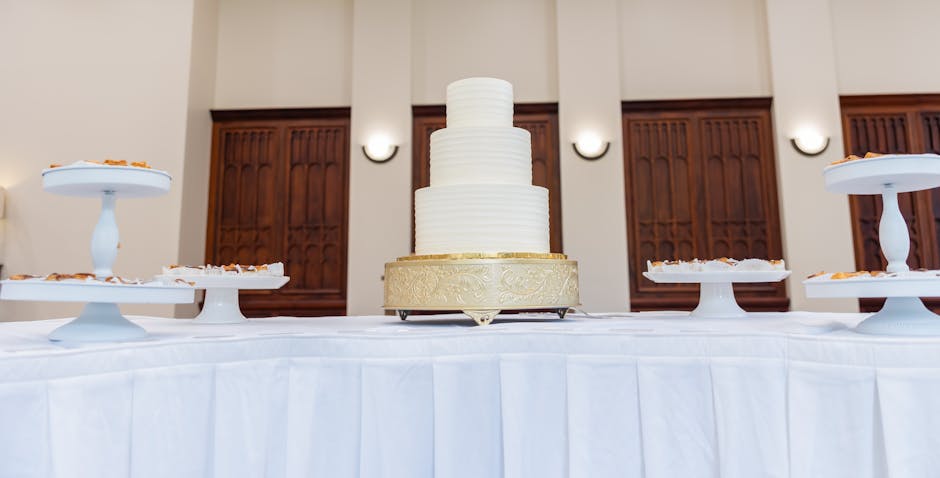 Klassisk bryllupskakeglasur