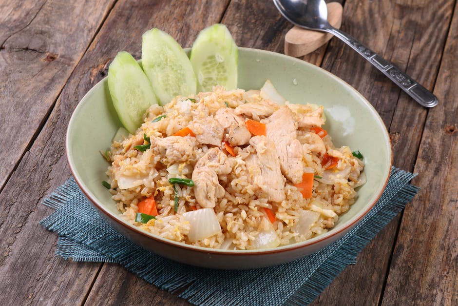 Kylling stekt ris (Fried Rice)