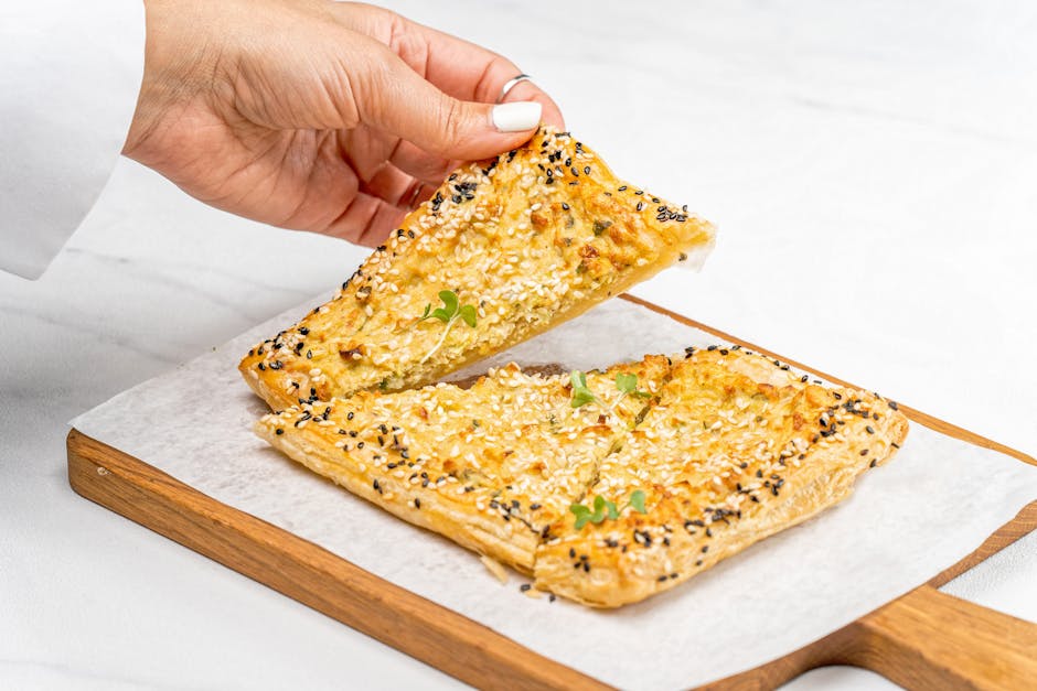 Paulas sprø brødstaver med sesamfrø
