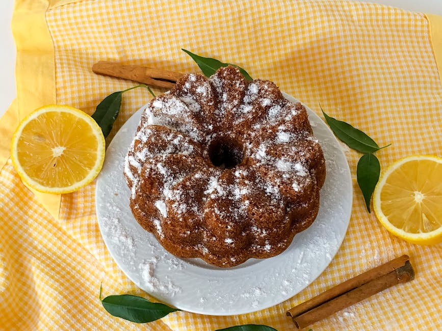 Saftig gresk sitronkake