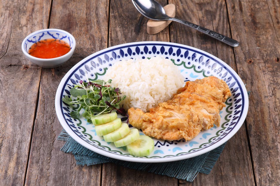 Krydret thai kylling med peanøttsaus